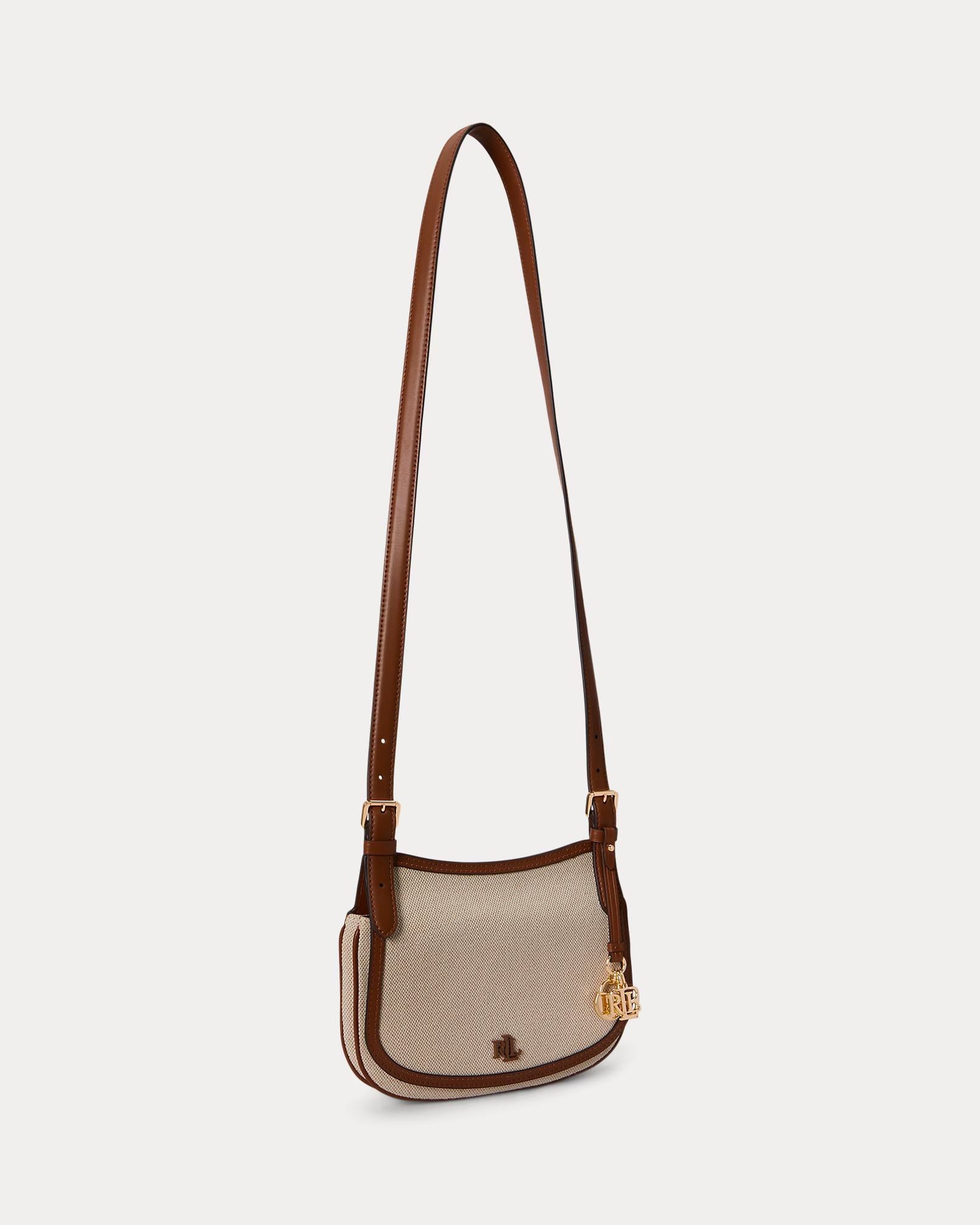 Borsa a tracolla Marcy media in tela 431P10512 001 LAUREN ACCESSORIES 