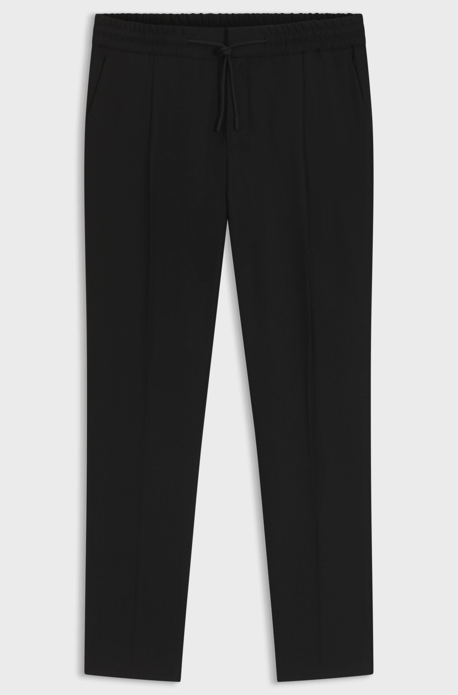 Pantaloni slim in twill in miscela di lana 50547220 001 HUGO 