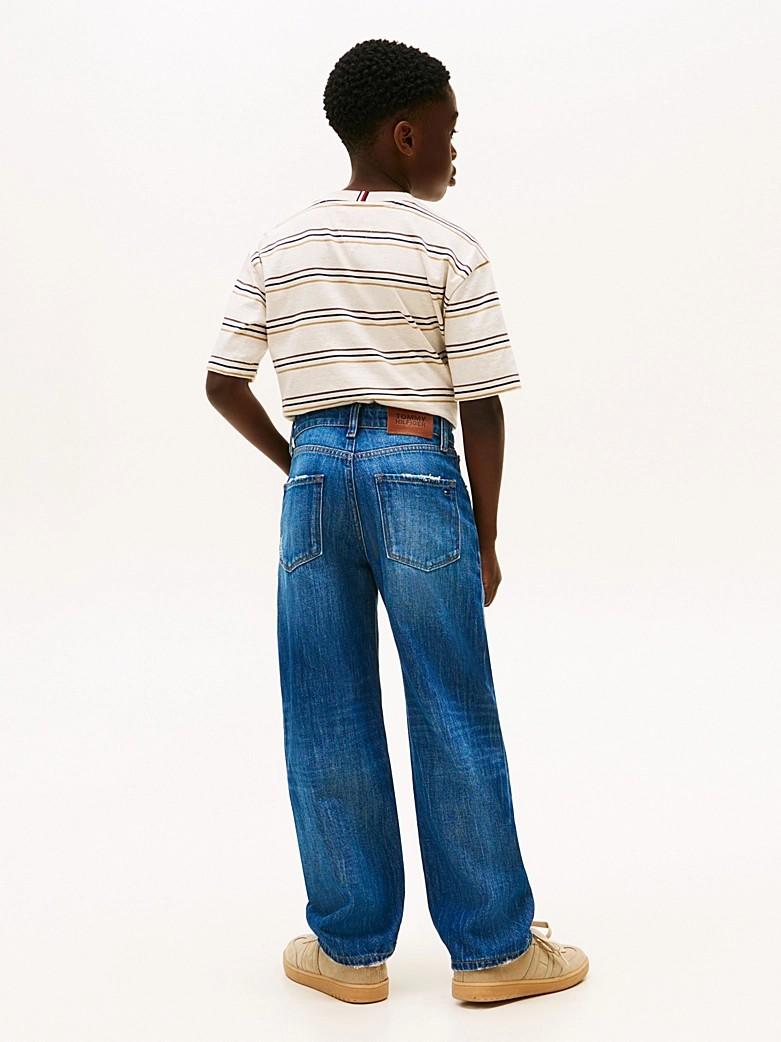 Loose jeans con strappi KB0KB10036J 1BK TOMMY HILFIGER 