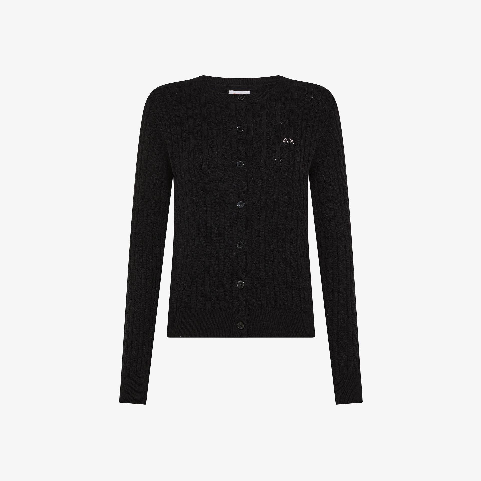 Cardigan in lana K45248 11 SUN68 