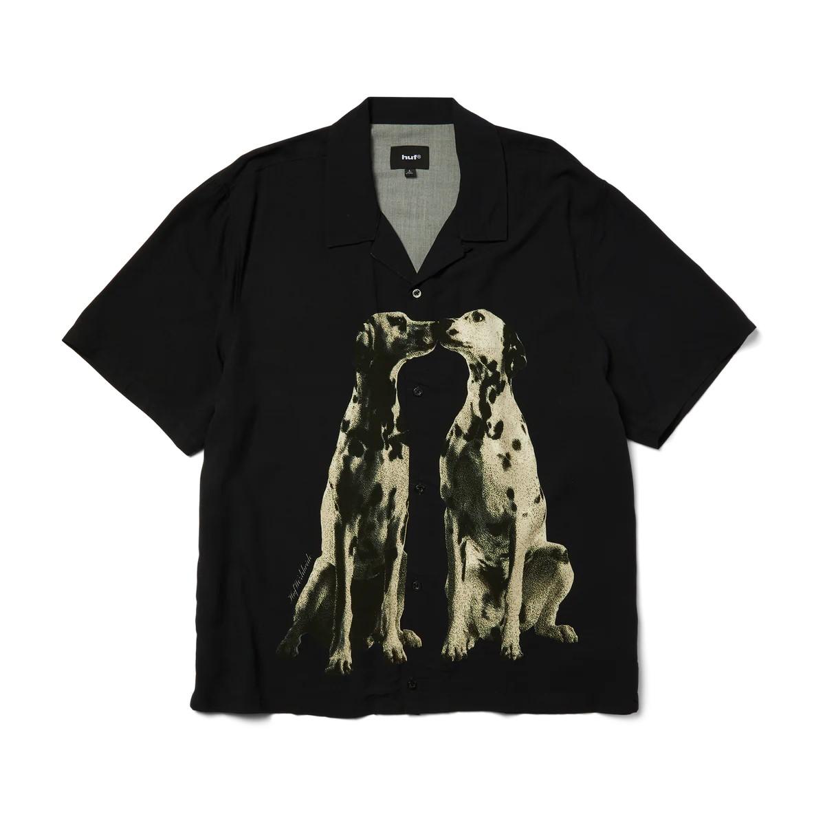 Dogged Resort Shirt BU00266 BLACK HUF 