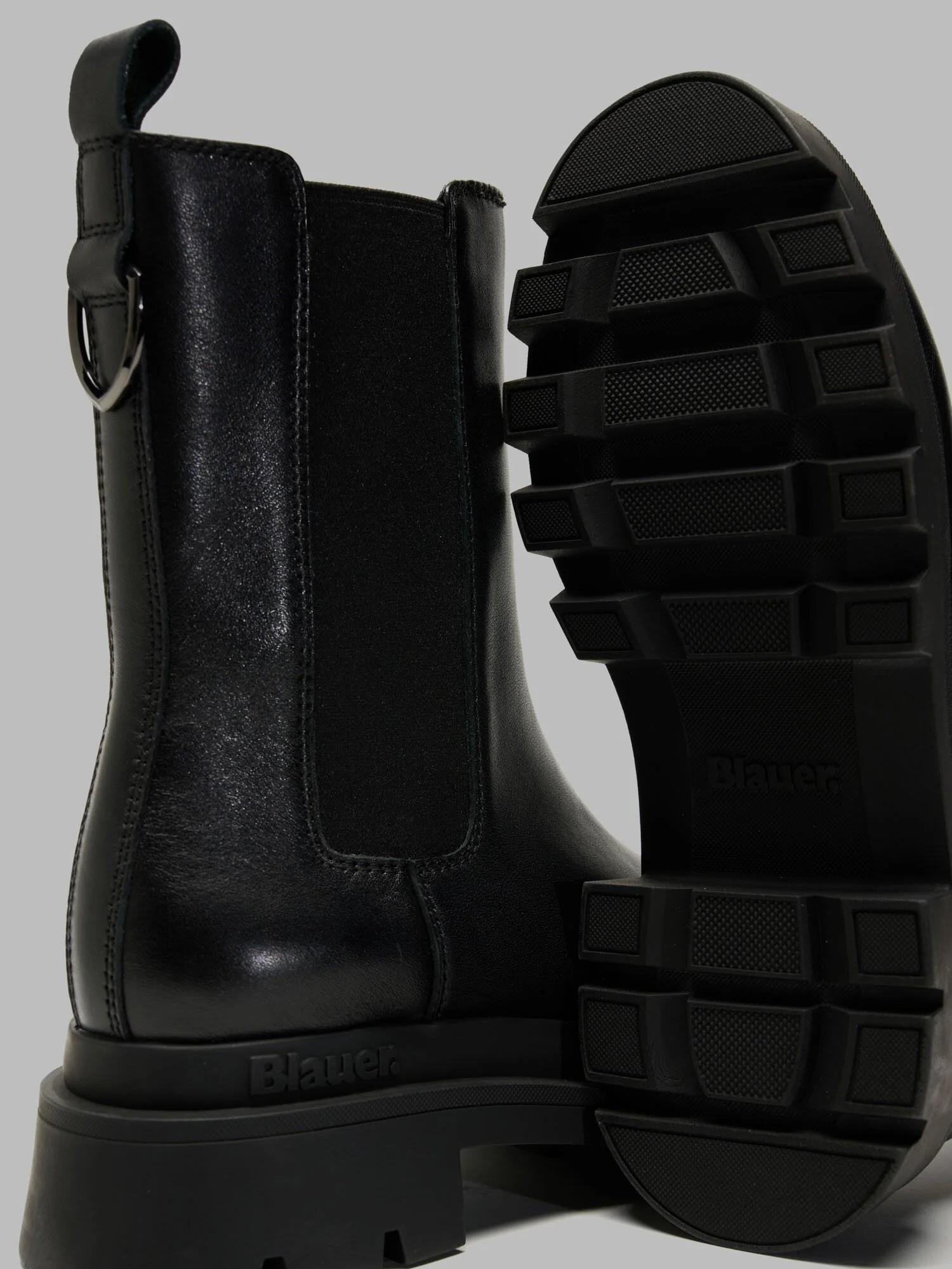 Stivaletto Chelsea Kimmel08-Lep F5KIMMEL08LEP BLKMIL BLAUER SHOES 