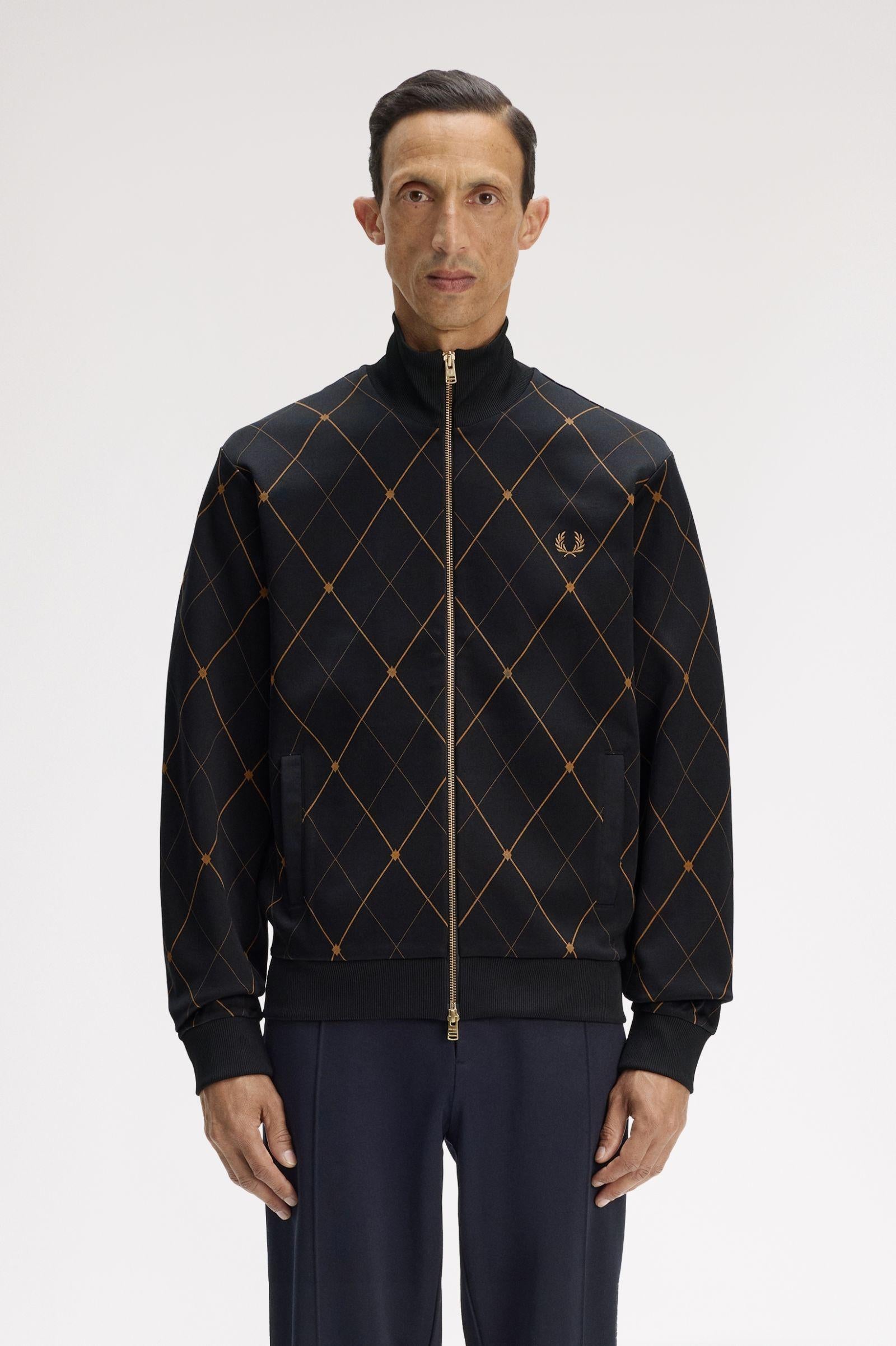 Track Jacket A Losanghe J233258 102 FRED PERRY 