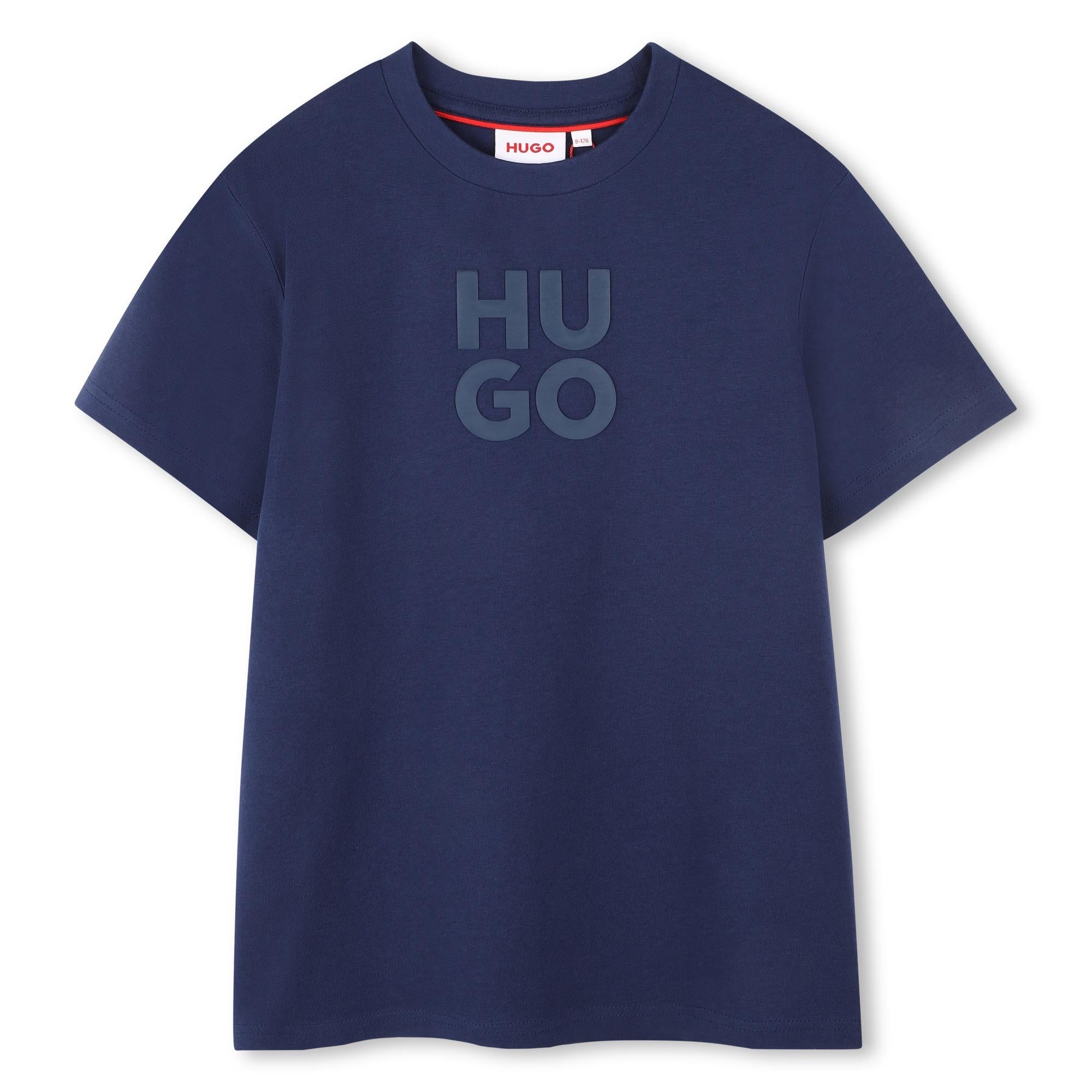 T-shirt con stampa logo scomposto G00335 84N HUGO 
