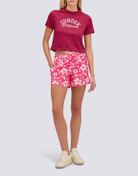 T-shirt  cropped W748TEJS000 A9001 SUNDEK 