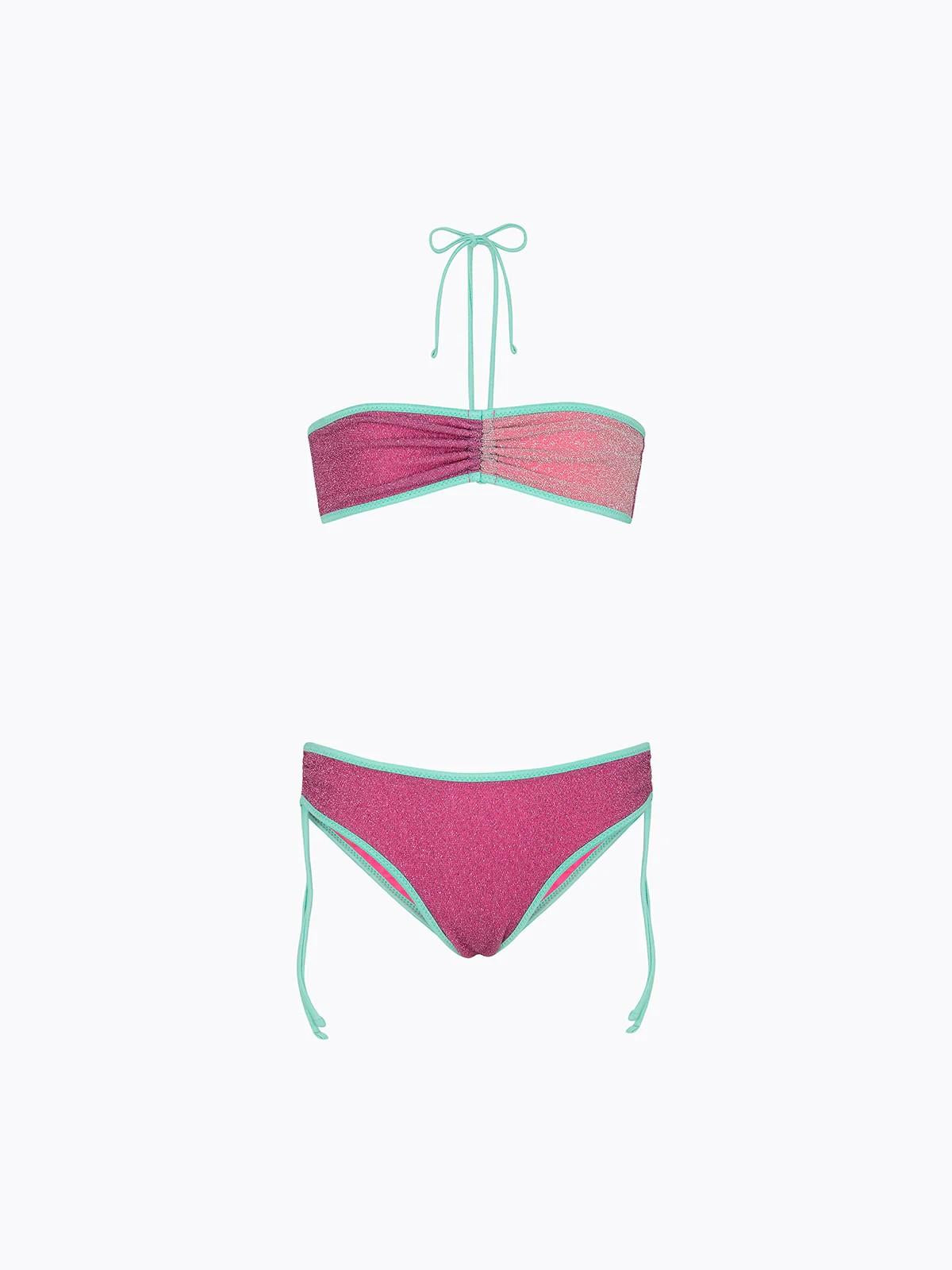 Bikini Bambina F**K Top con Slip Fisso FJ26SG0621 OR F**K 