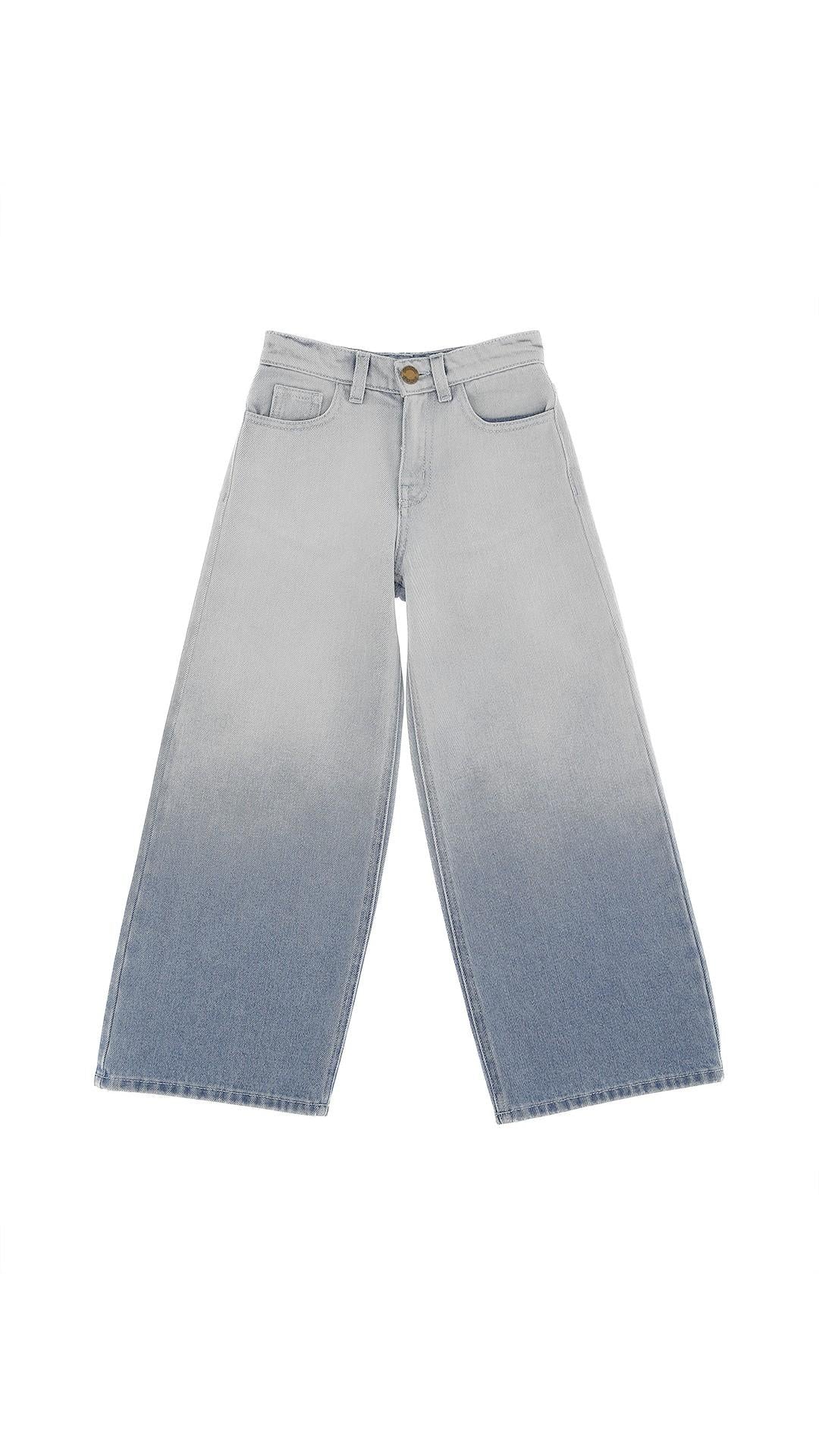 Jeans wide leg in denim Pinko kids KFPA044CDF031 0992 PINKO 