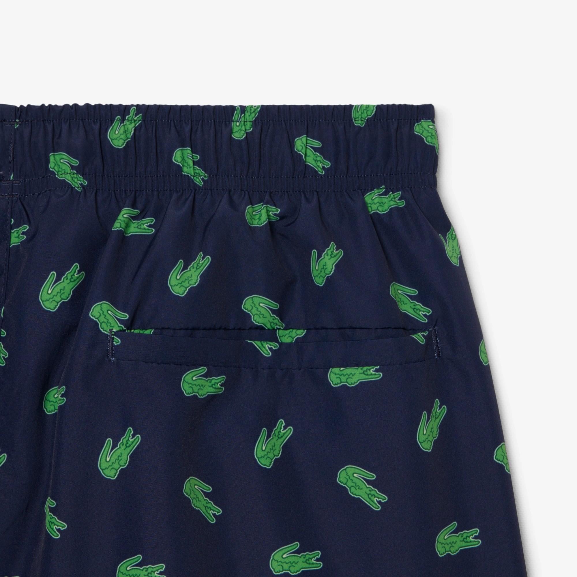 Boxer mare medi con stampa coccodrillo MH1851 166 LACOSTE 