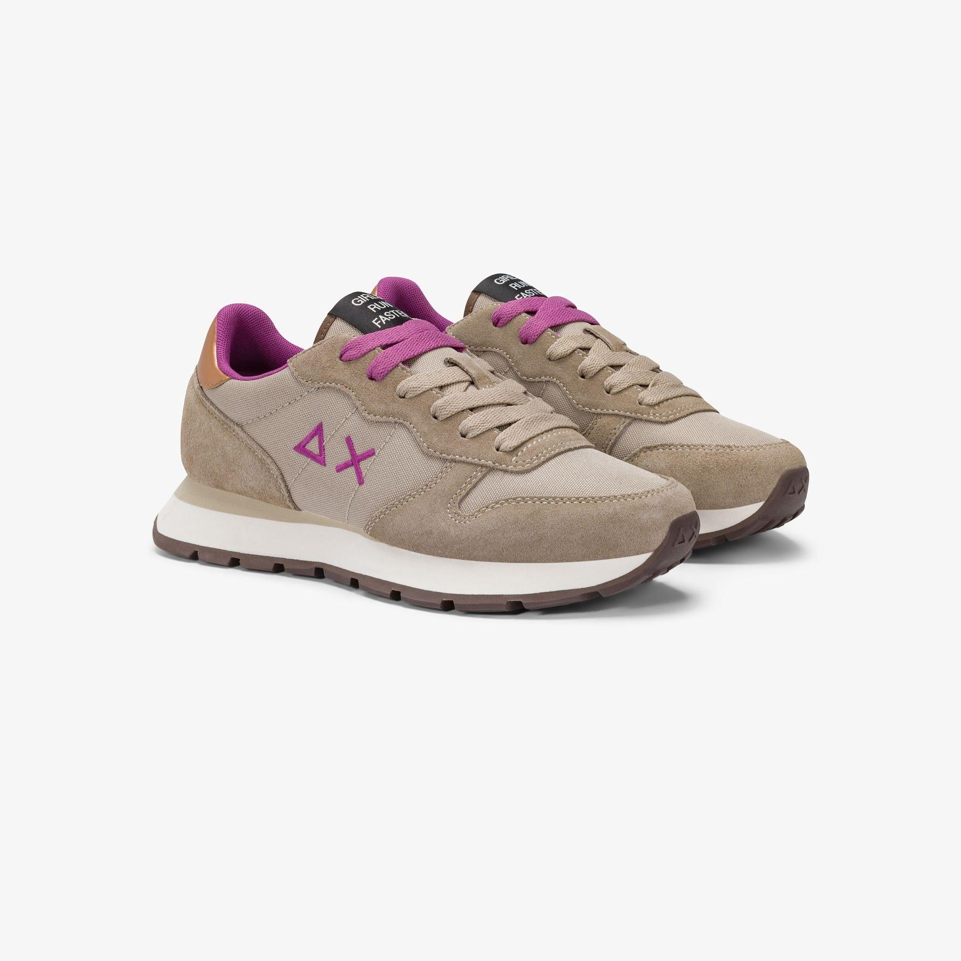 Sneaker Ally Solid in nylon e suede Z45201 77 SUN68 SHOES 