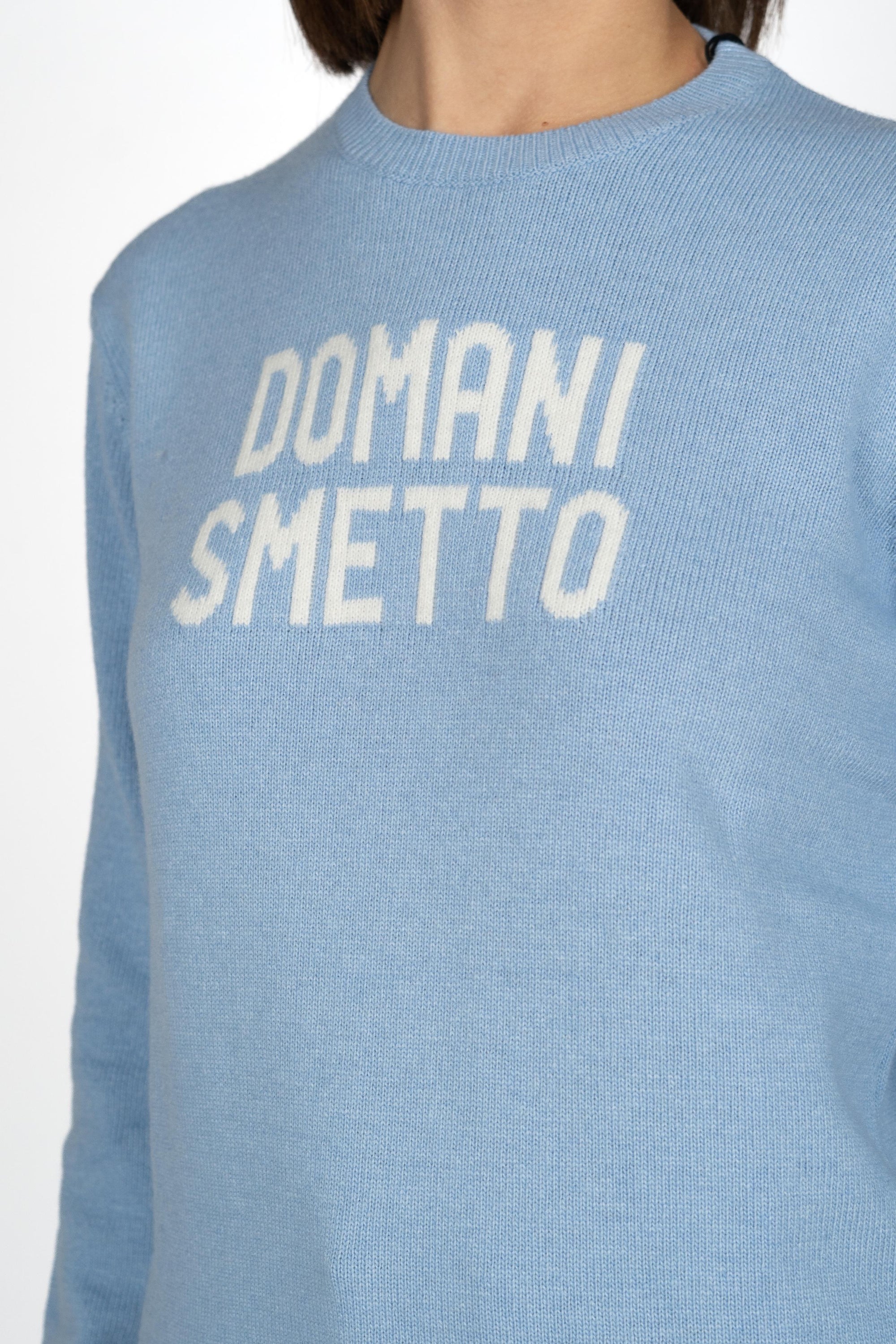 Maglione New Queen con Jacquard Domani smetto QUE0010 04096I MC2 SAINT BARTH 