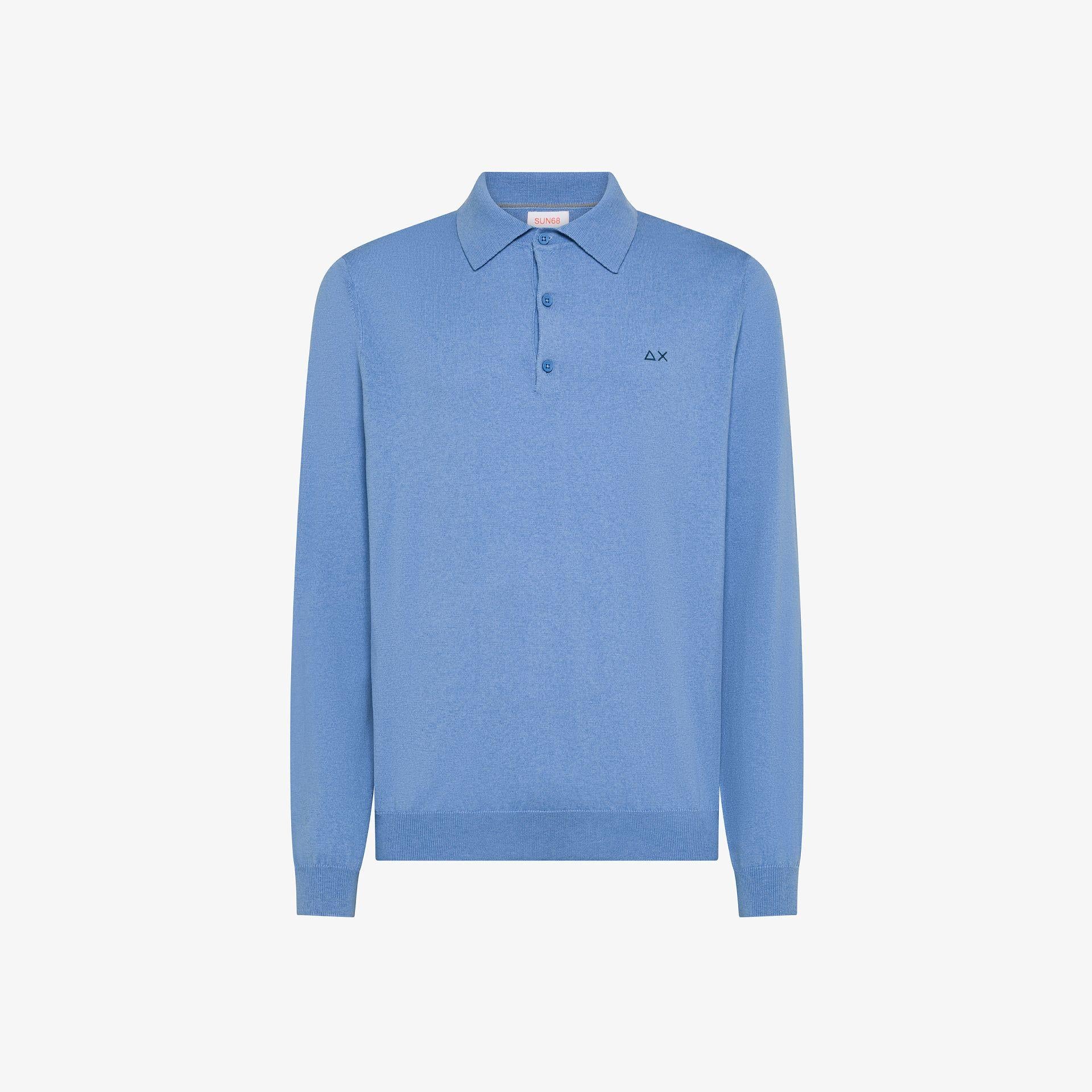 Polo in cotone e lana K45105 56 SUN68 