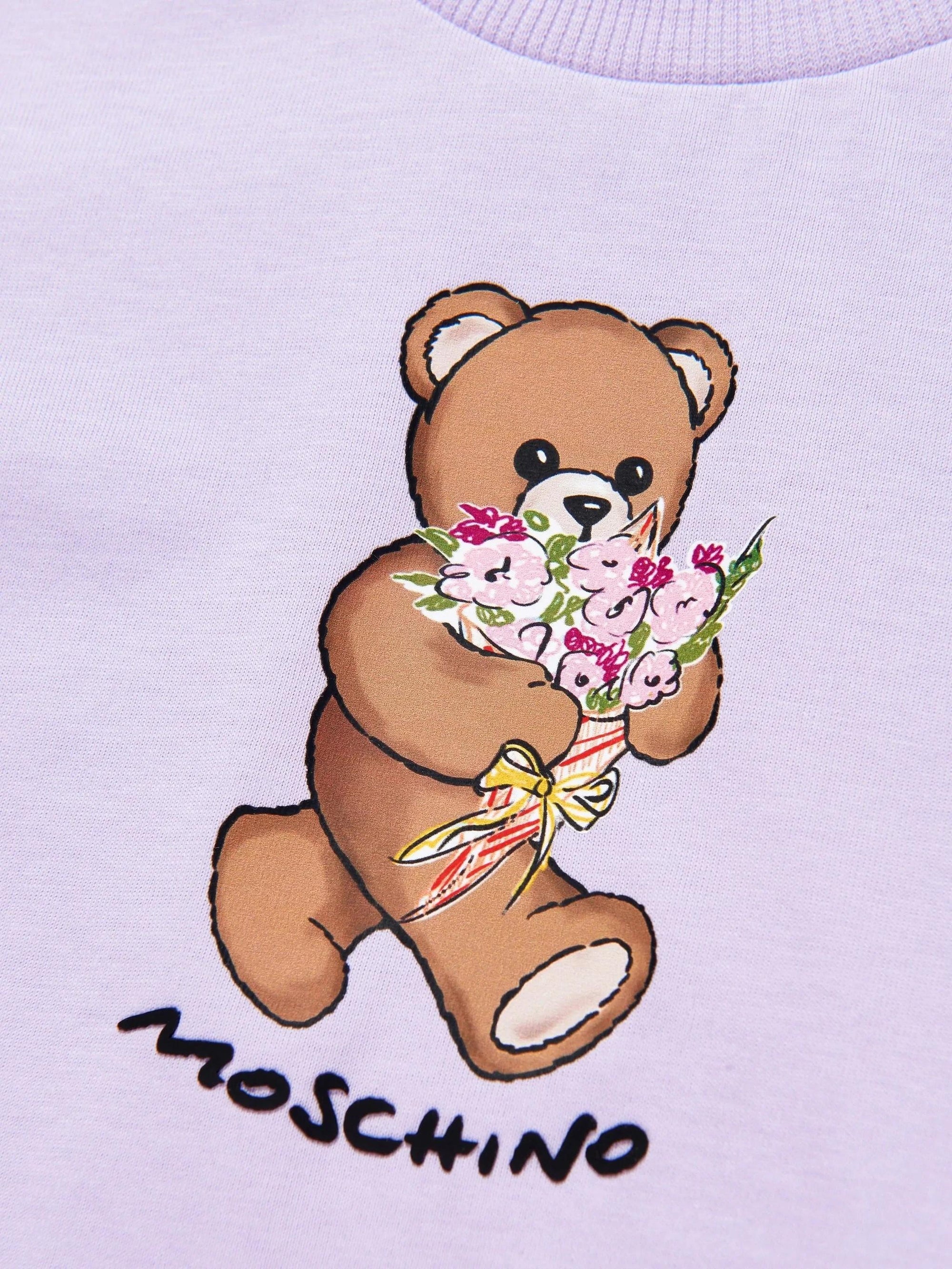 T-shirt teddy bear HGM06KLAA02 51683A MOSCHINO KID 