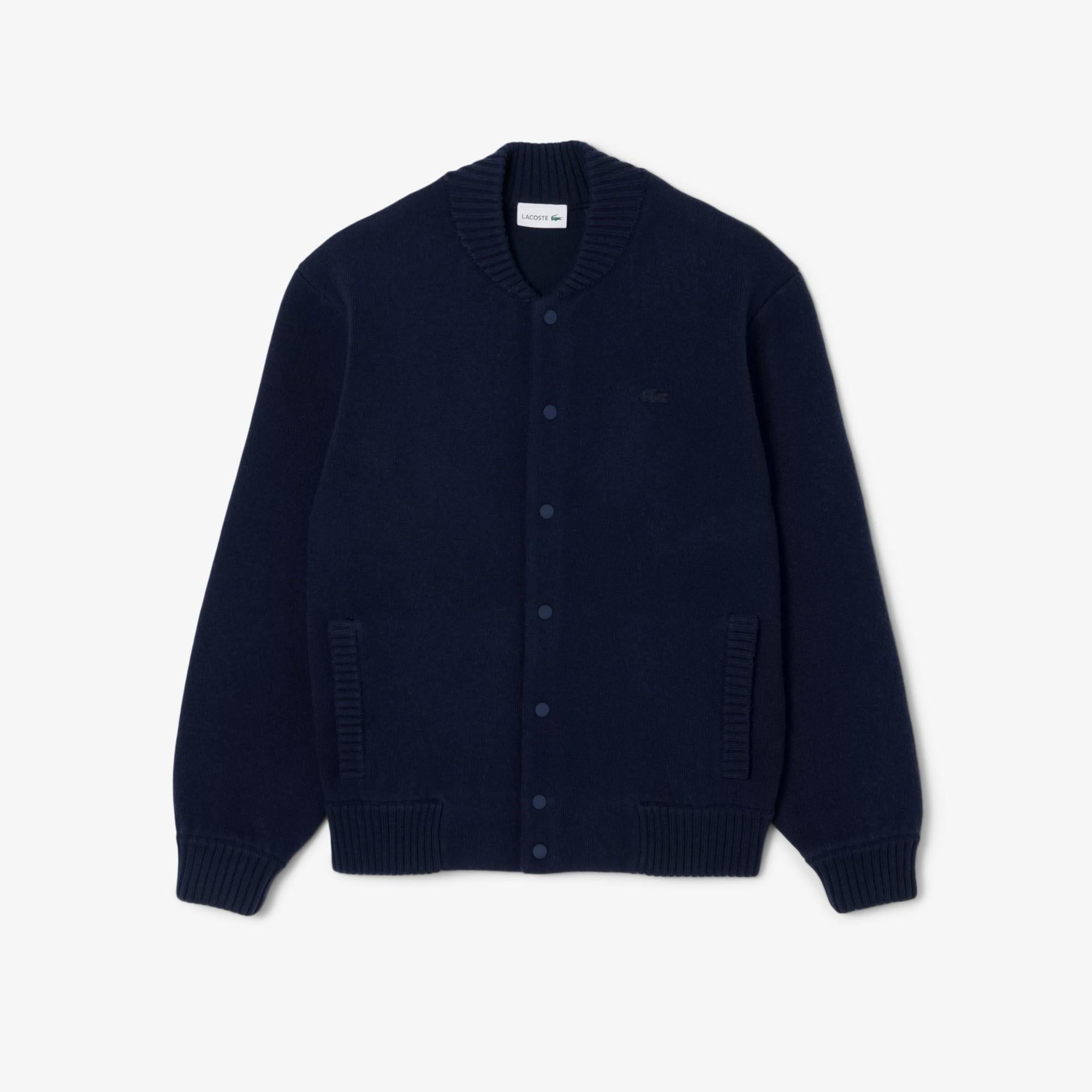 Bomber in lana merinos AH5170 166 LACOSTE 