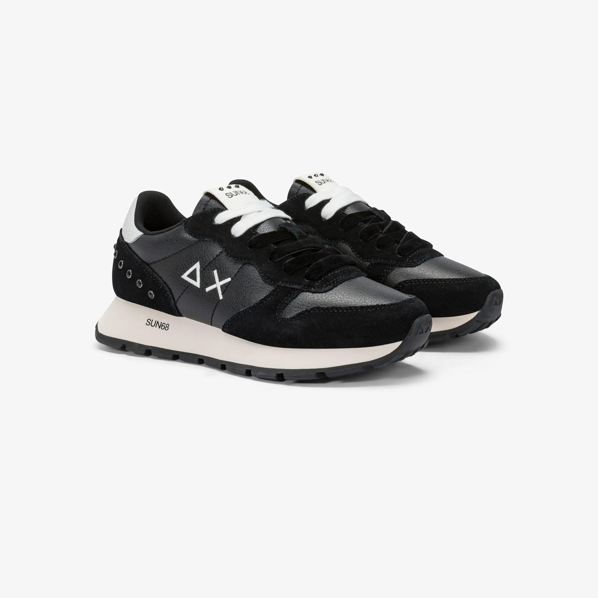 Sneaker Ally Studs in similpelle e suede Z45206 11 SUN68 SHOES 