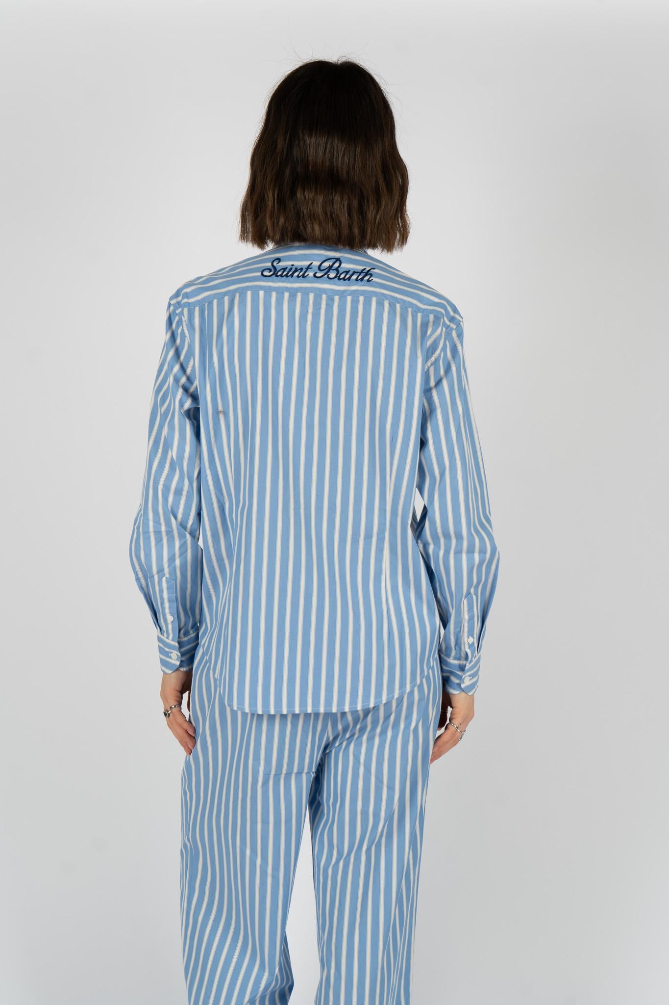 Camicia Meredith con ricamo MDH001 01082L MC2 SAINT BARTH 