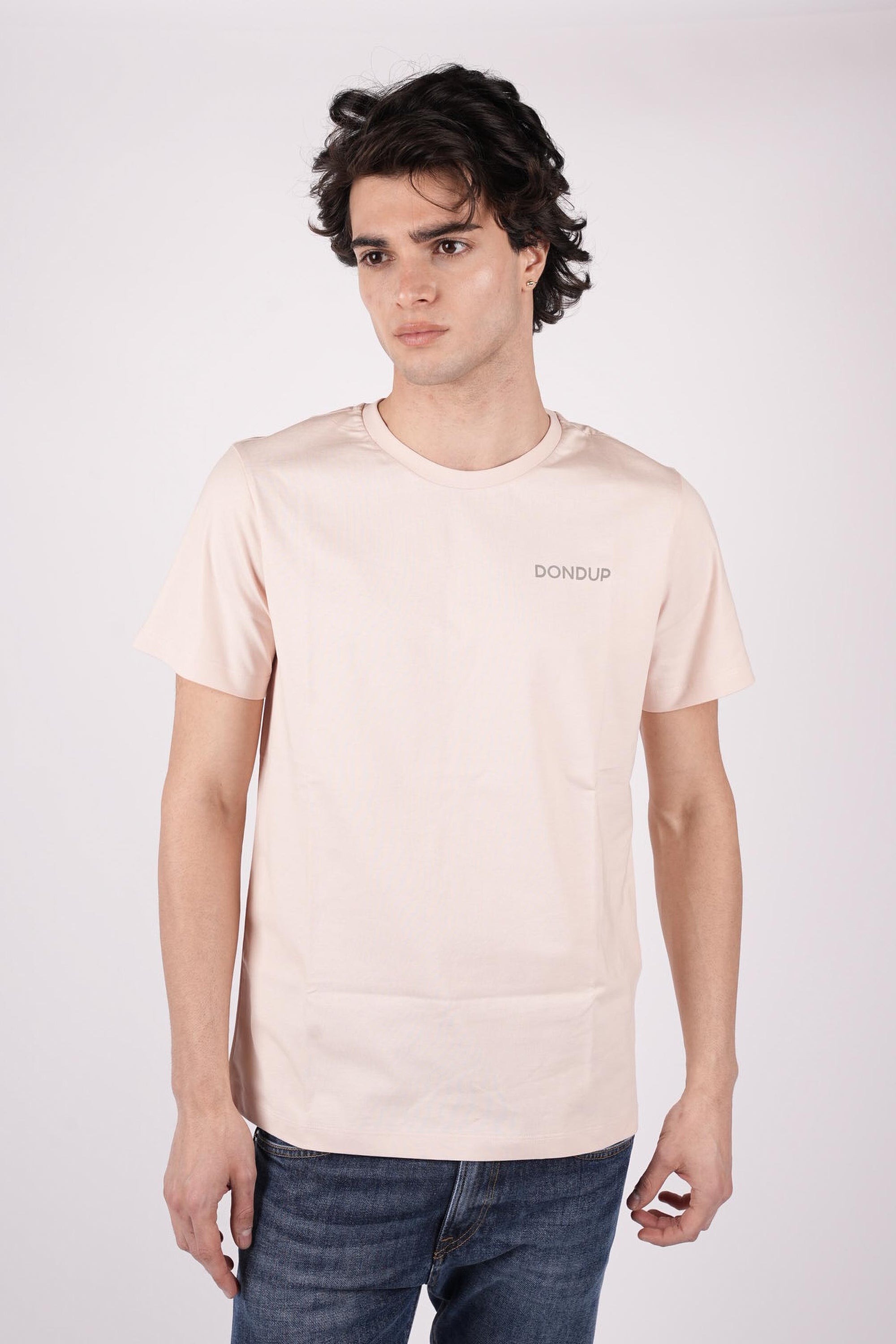T-shirt girocollo regular in jersey US198JF0309UML6 511 DONDUP 