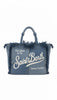 Borsa Vanity in denim patchwork