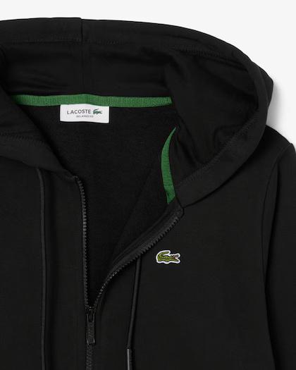Felpa con cappuccio in pile con zip SF5256 031 LACOSTE 