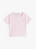 T-shirt Essential slim fit a coste con ruches