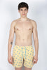 Costume classico leggero Patmos a righe gialle