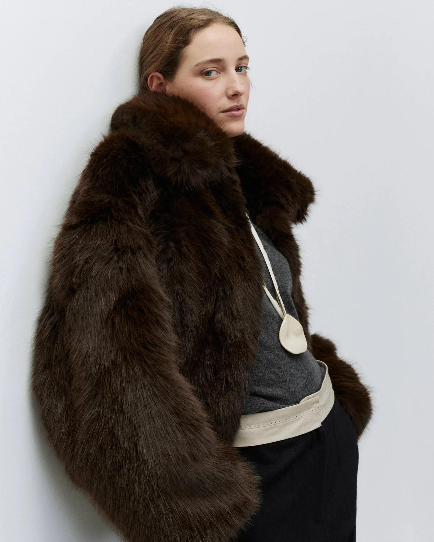 Bomberino eco fur 165934 CHOCO ALYSI CHOCOLAT 