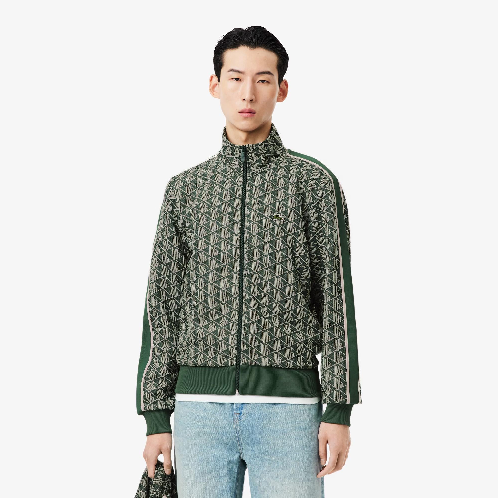 Giacca della tuta in jacquard con zip Paris SH1368 D1R LACOSTE 
