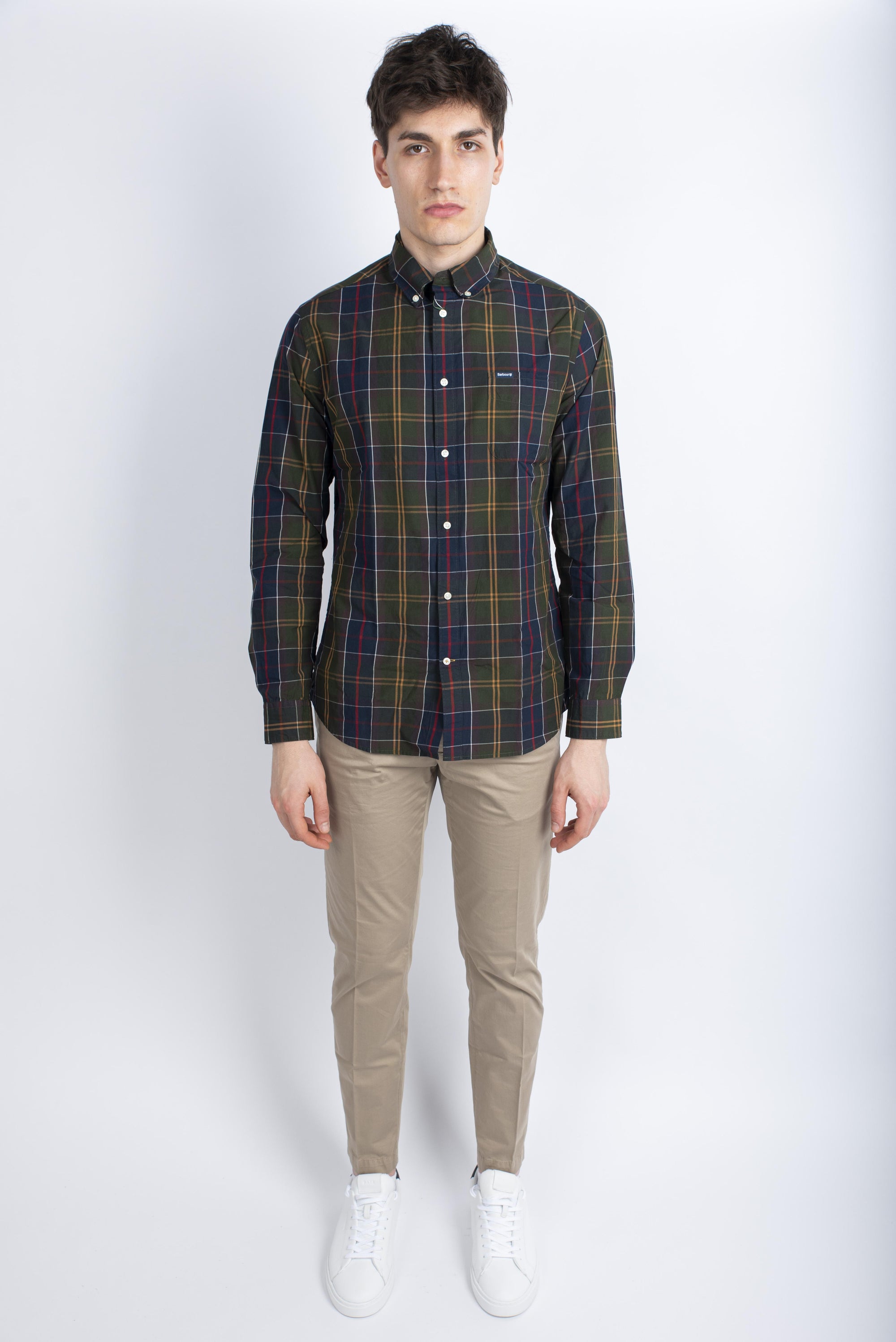 Camicia a maniche lunghe Laggon in tartan con vestibilità comoda Classic Barbour MSH5583 TN11 BARBOUR 