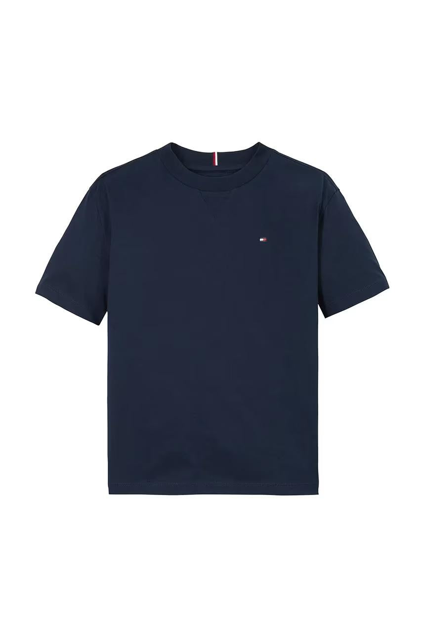 T-shirt con bandierina ricamata KB0KB09601T C1G TOMMY HILFIGER 