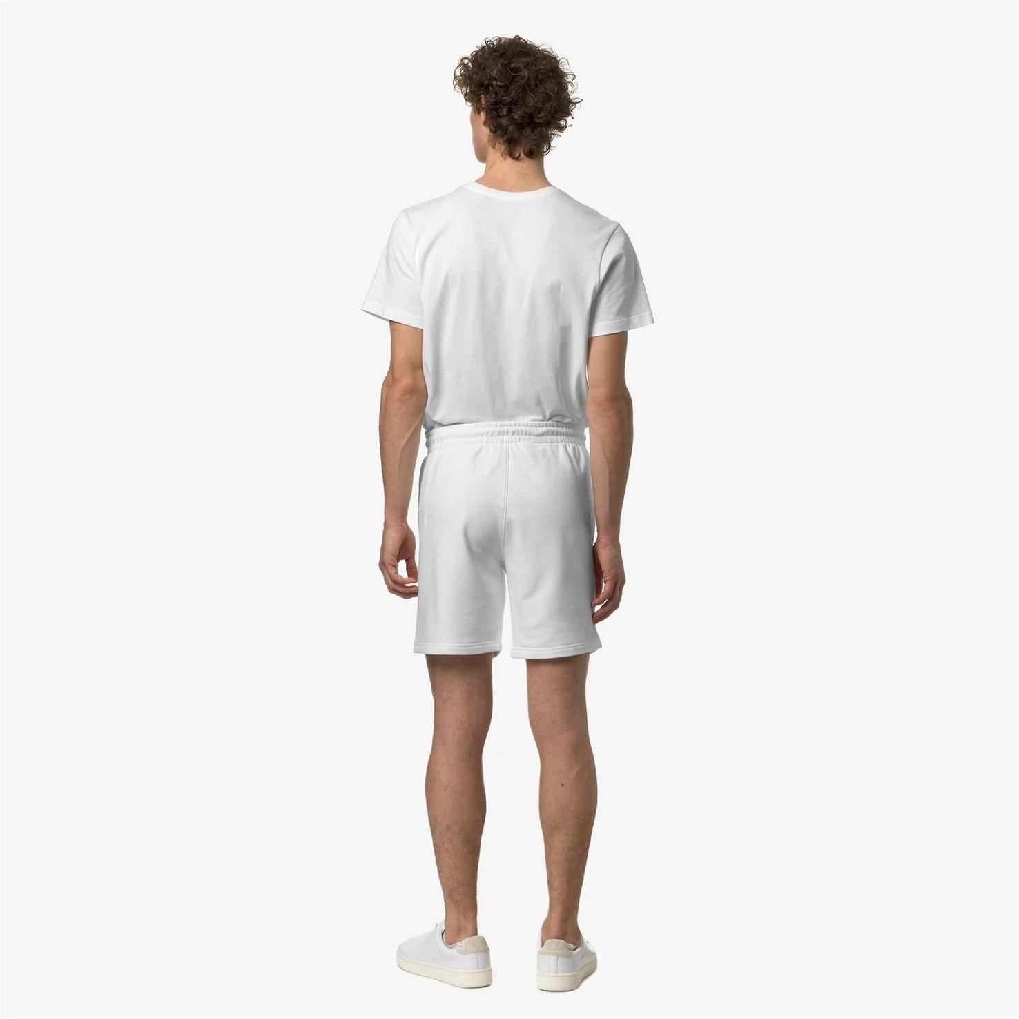 Pantaloncini sportivi unisex con elastico in vita bianco K51225W 001 K-WAY 