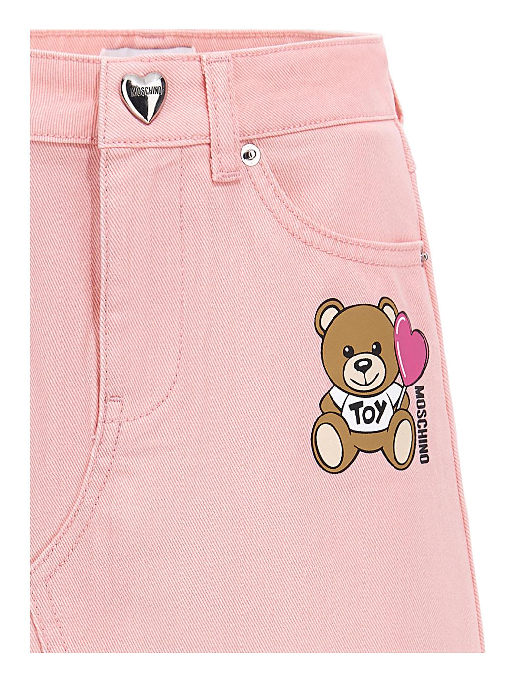 Gonna di jeans Teddy Bear HJ03MLOA14 50209A MOSCHINO KID 