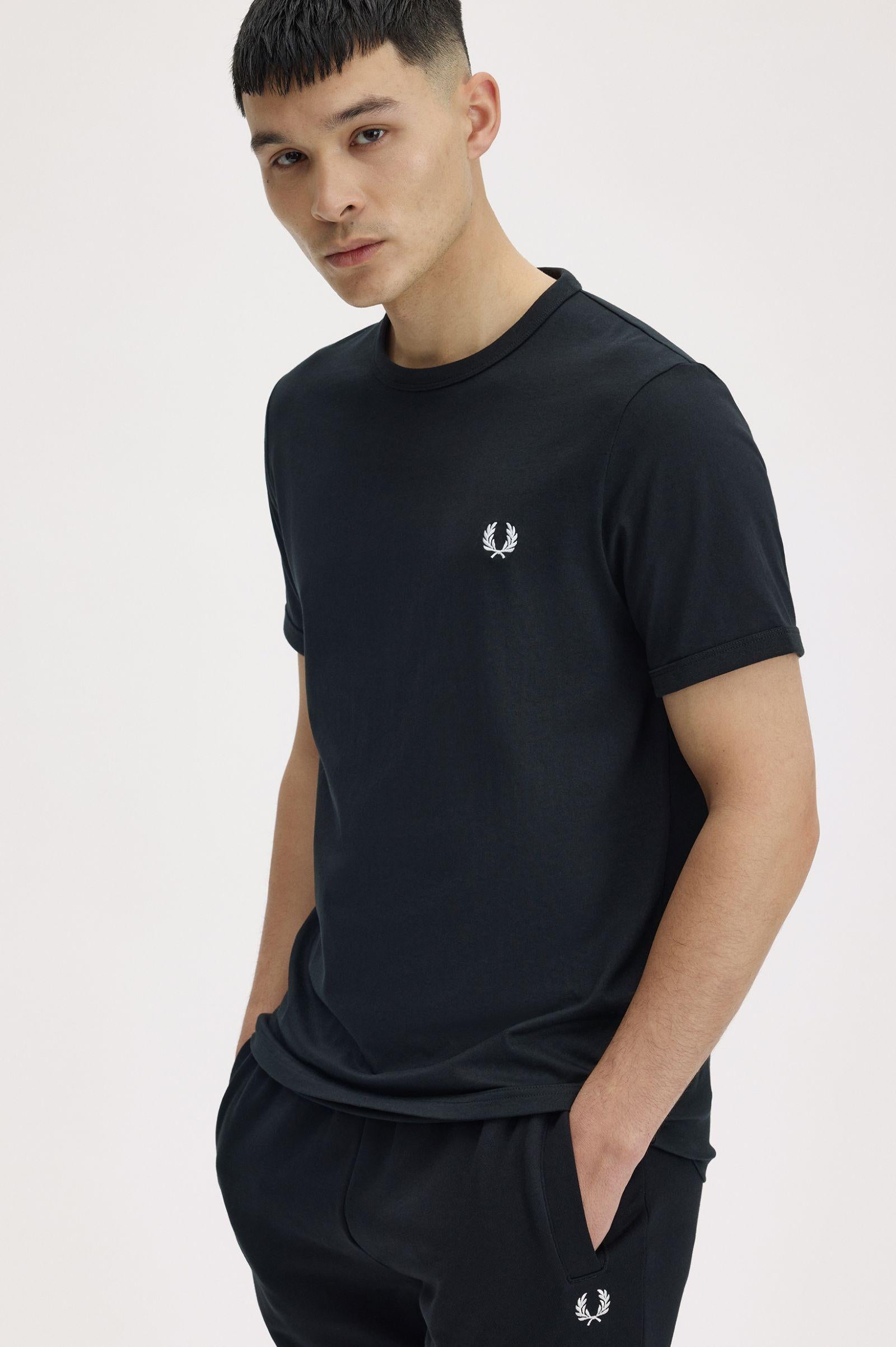 T-Shirt Ringer M351957 102 FRED PERRY 