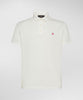 Mezzola 02 Polo in Piqué di cotone stretch papiro