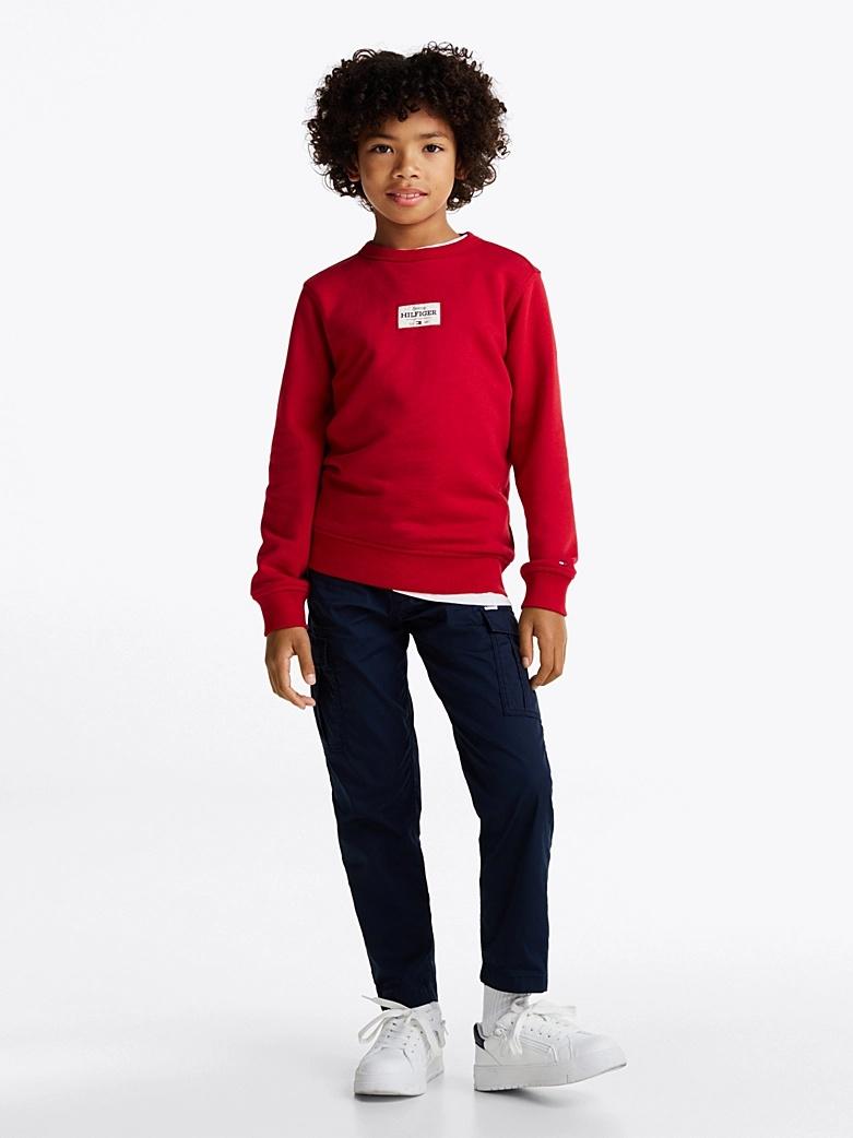 Felpa 1985 Collection con patch logo KB0KB09315J XLD TOMMY HILFIGER 