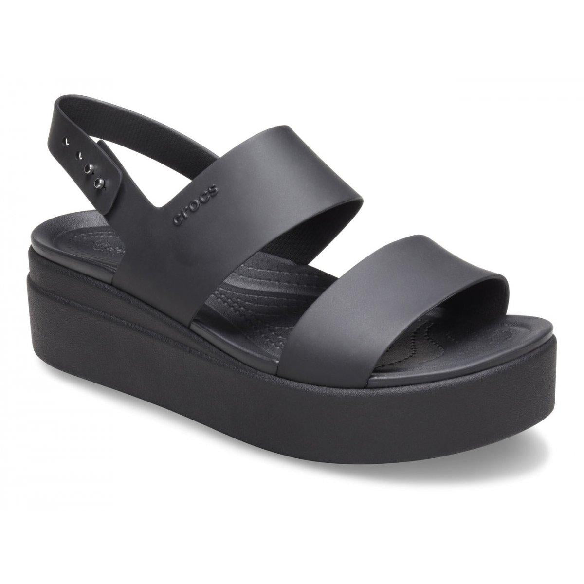 Brooklyn Low Wedge Donna Black CR206453 BKBK CROCS 