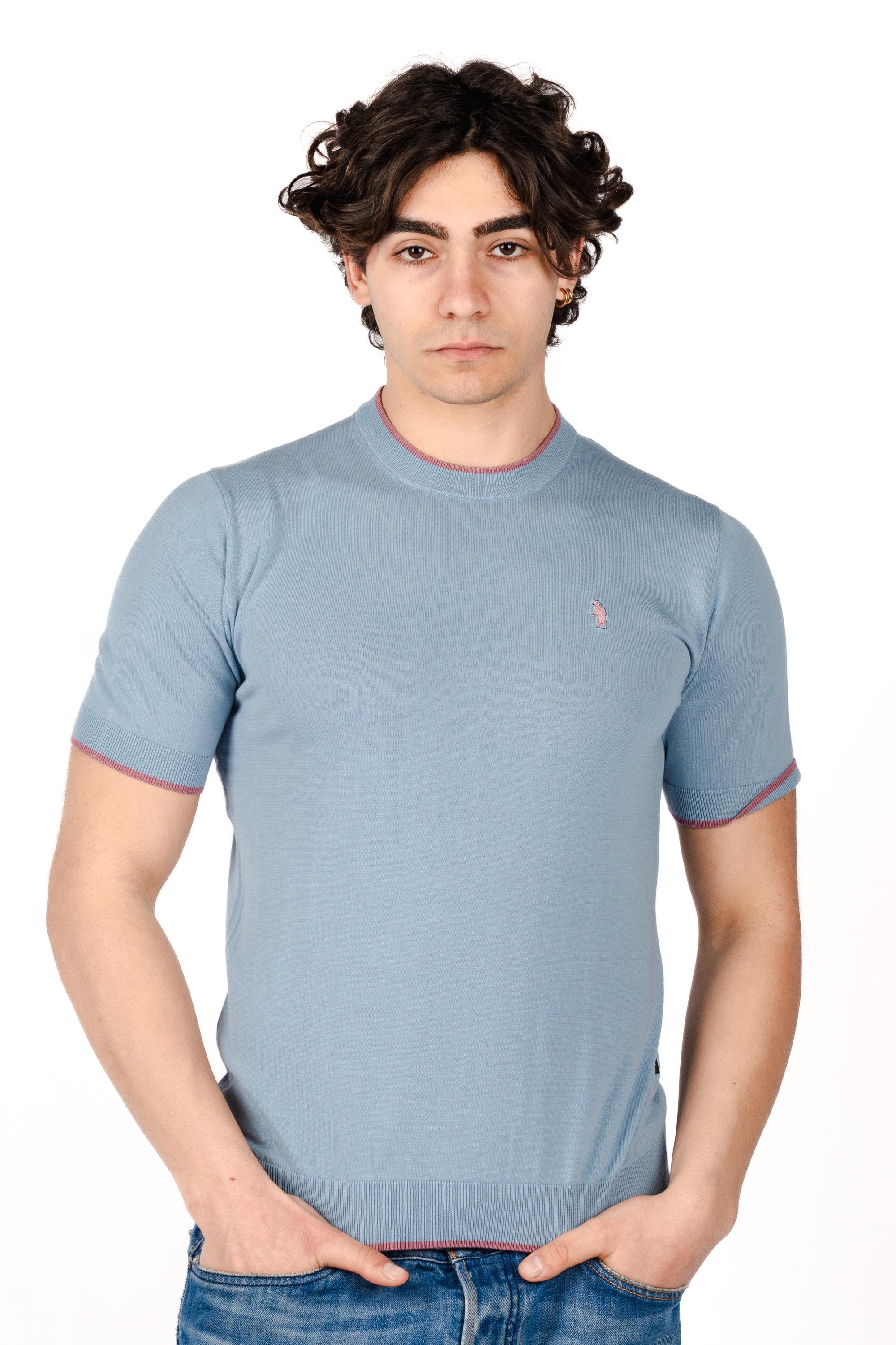 T-shirt con dettagli a contrasto R4064M261 FOG REFRIGUE 