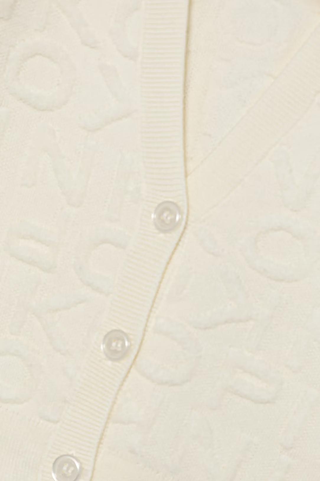 Cardigan con motivo in rilievo KFMA014CFL083 B000 PINKO 