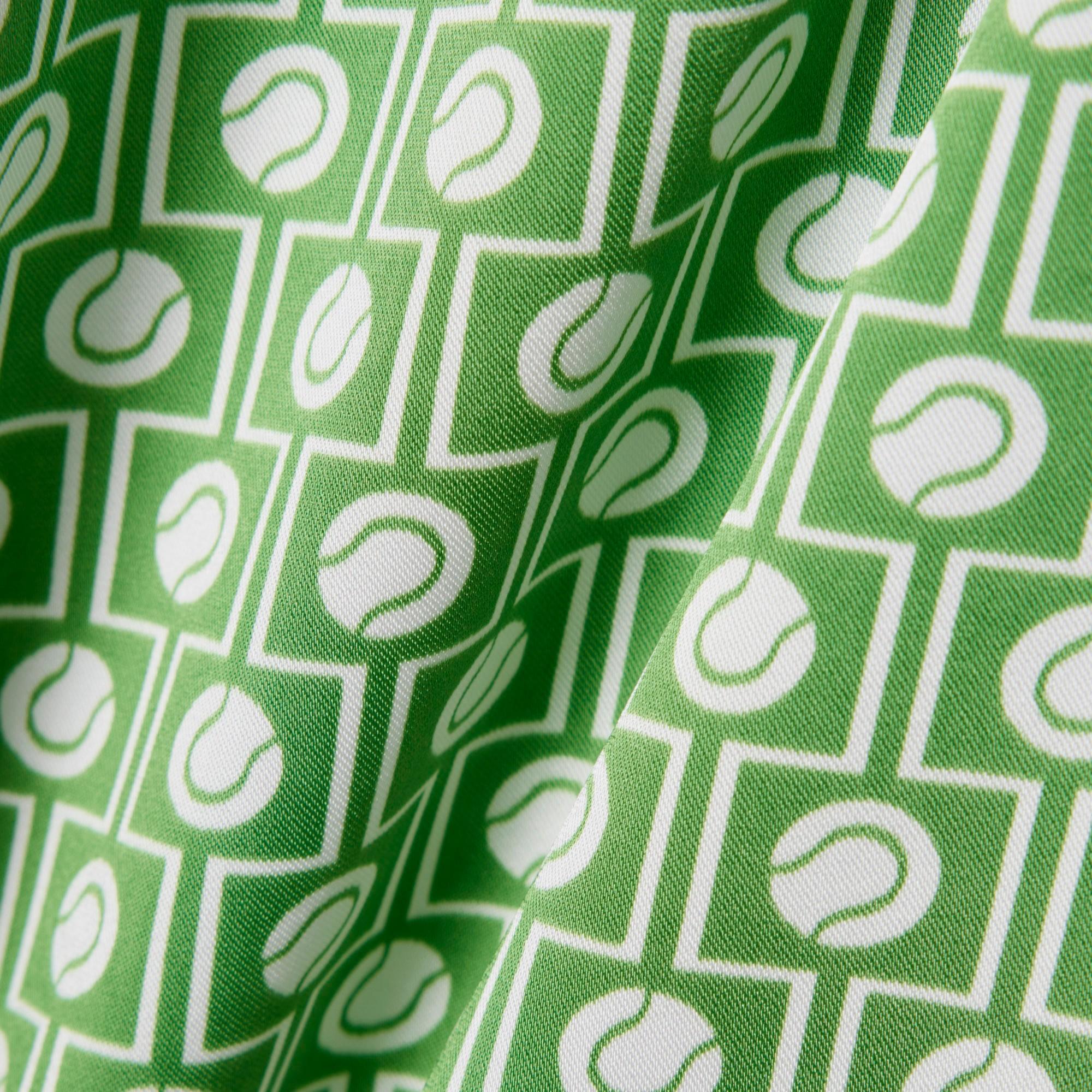 Camicia regular fit con collo annodato staccabile CF2626 4SI LACOSTE 