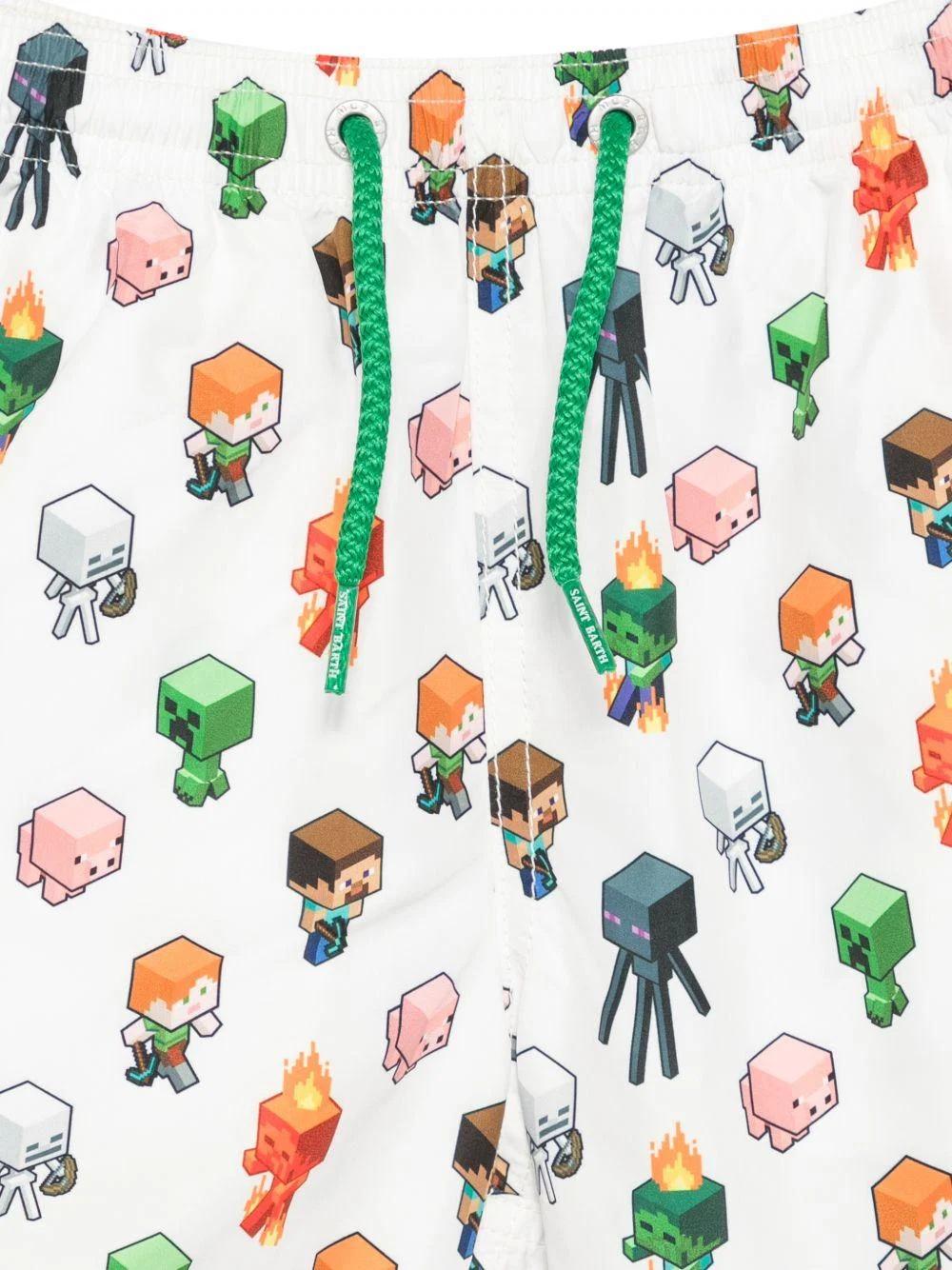 Costume con stampa Minecraft all over JEA0004 03962L MC2 SAINT BARTH 