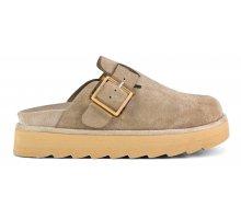 Sabot platform in pelle scamosciata HCSTORMY55 MUD COLORS OF CALIFORNIA 