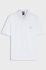 Polo in cotone mercerizzato con doppio monogramma