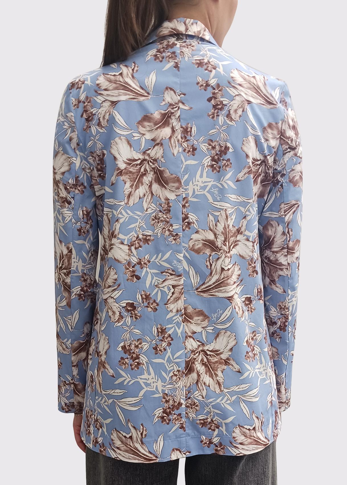 Giacca a fiori WA6479T4853 P9502 LIU JO WHITE1 