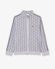Felpa unisex a collo alto con zip e monogramma