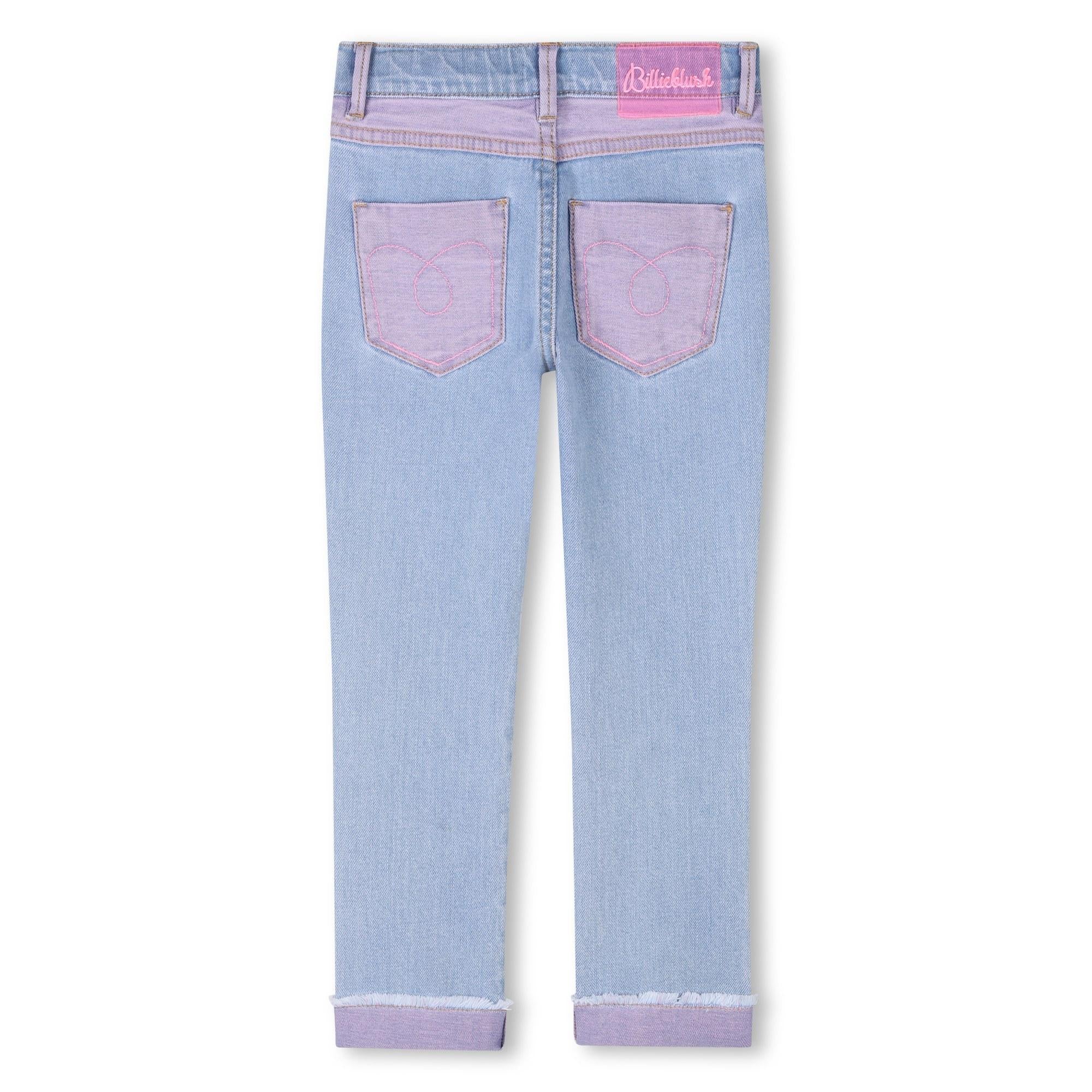 Jeans stampa love U20850 Z13 BILLIEBLUSH 