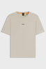 T-shirt in cotone elasticizzato con logo stampato