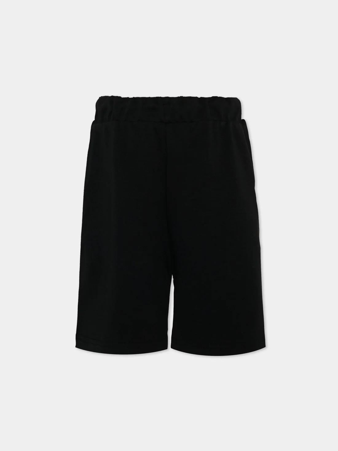 Shorts sportivi neri per bambino RBP26010BE BLACK RICHMOND 