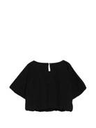 Top Moschino Kids con dettaglio logo HAM04BLBA10 60100A MOSCHINO KID 