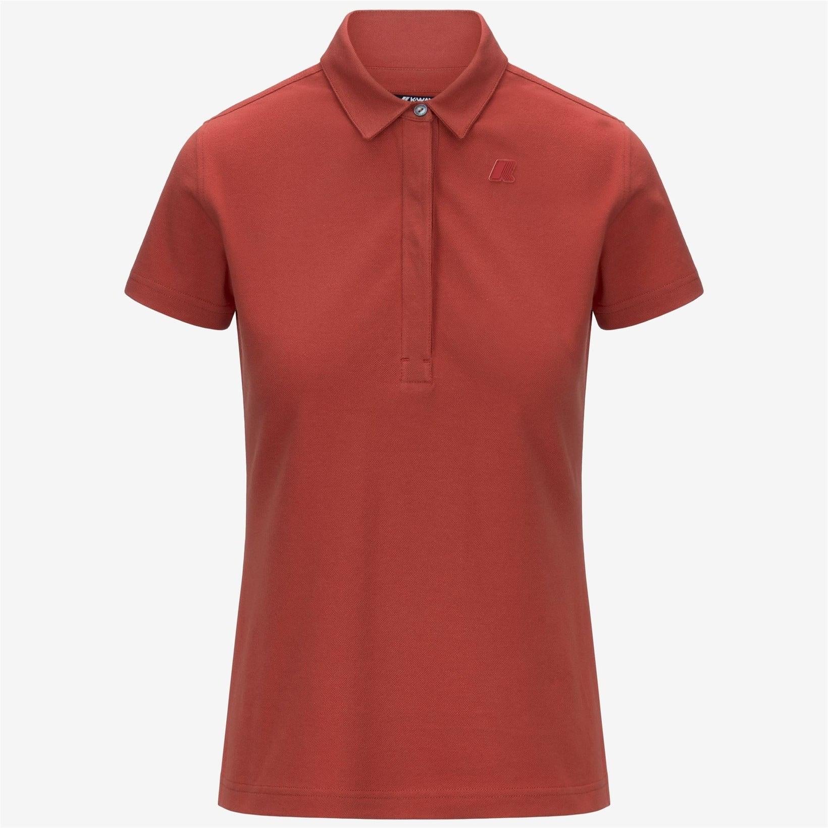 Polo Amedea Pique donna rosso K1127GW 703 K-WAY 