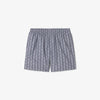 Midi swim trunks with monogram print