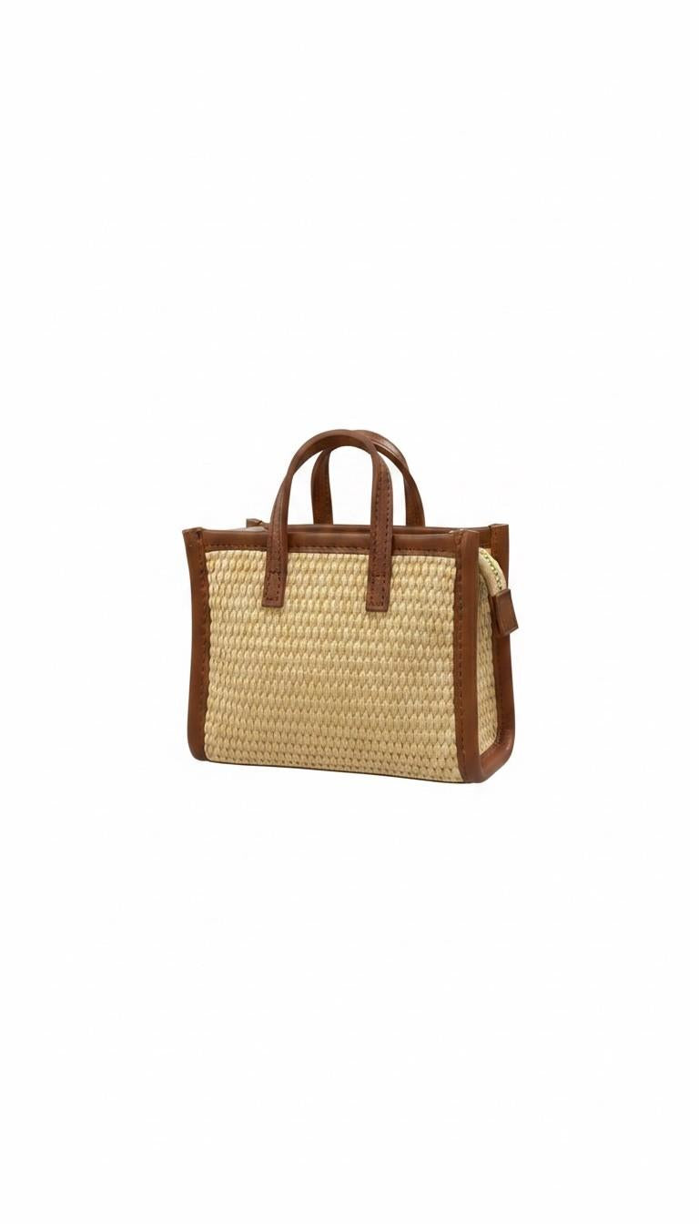 Borsa Vivian micro effetto paglia VIMS001 00368L MC2 SAINT BARTH 