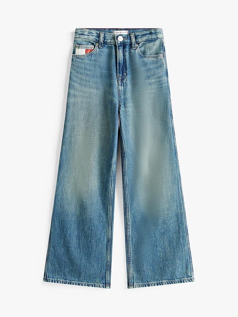 Jeans Mabel larghi a vita alta vintage wash KG0KG09017T 1AA TOMMY HILFIGER 